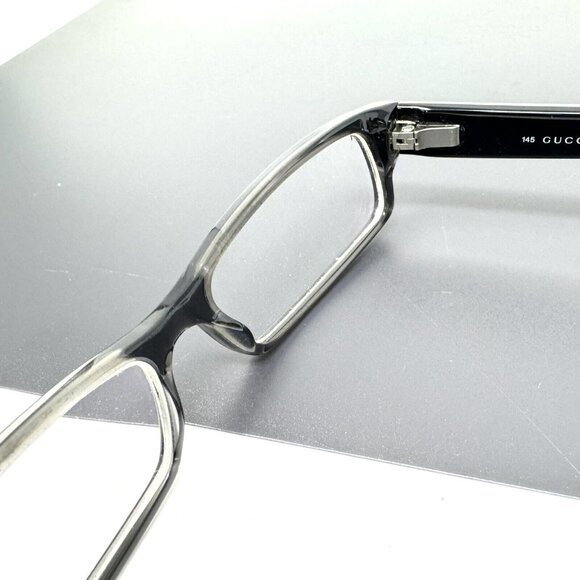 Gucci GG1576 EOK Black Rectangular Eyeglass Frame Italy 55-15-145 GG 1576 - Picture 5 of 11